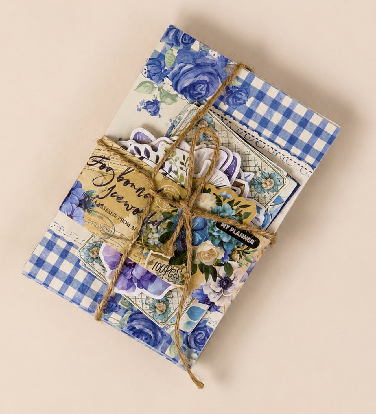Vintage Scrapbook Başlangıç Dekoratif Kağıt Seti giftmodaBM-2584