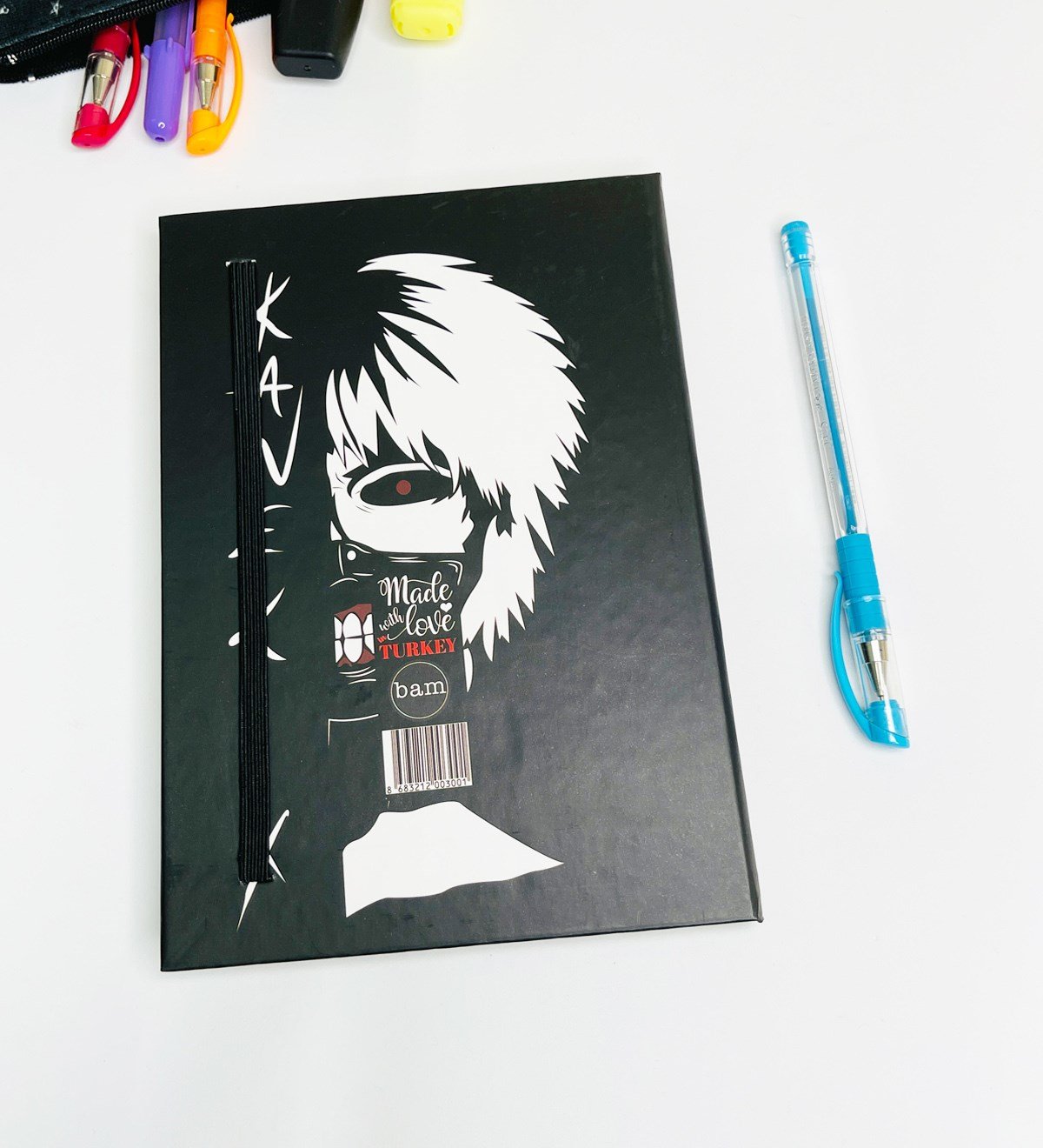 Kaneki Tasarımlı Lastikli DeftergiftmodaGmd100154