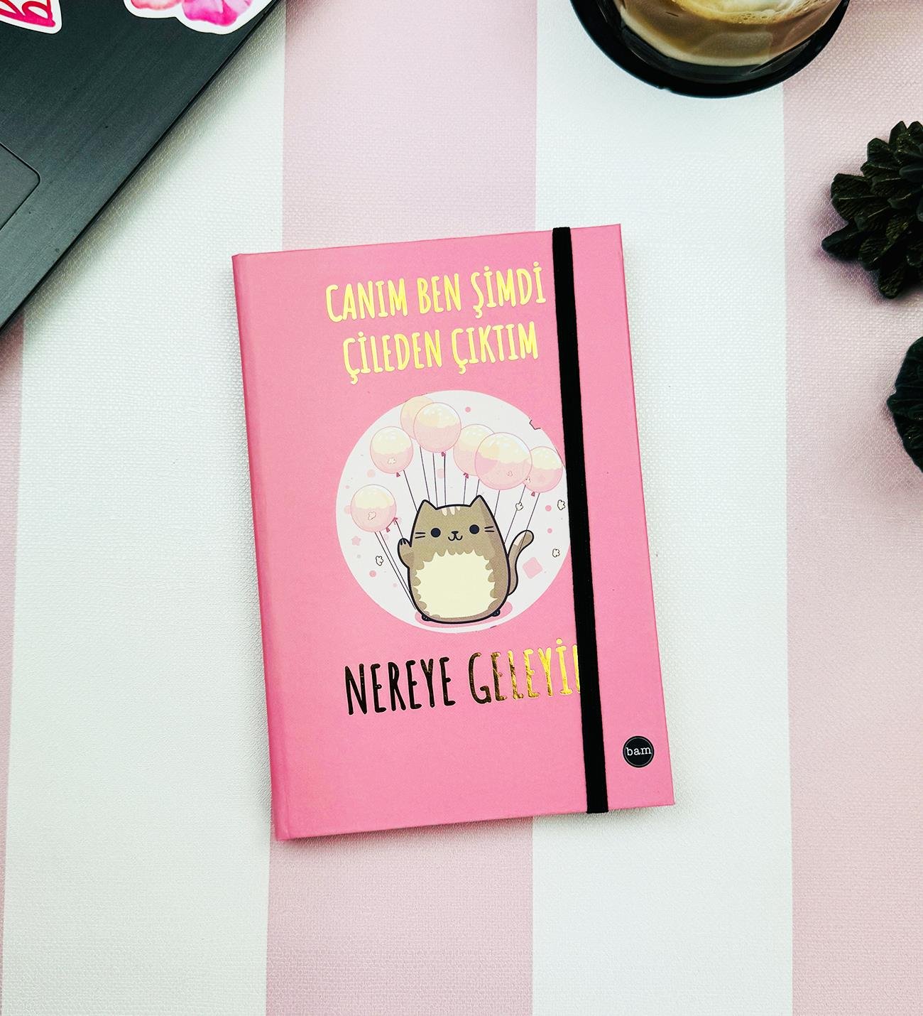 Çileden Çıktım V2 Tasarımlı Lastikli DeftergiftmodaBam-1232	