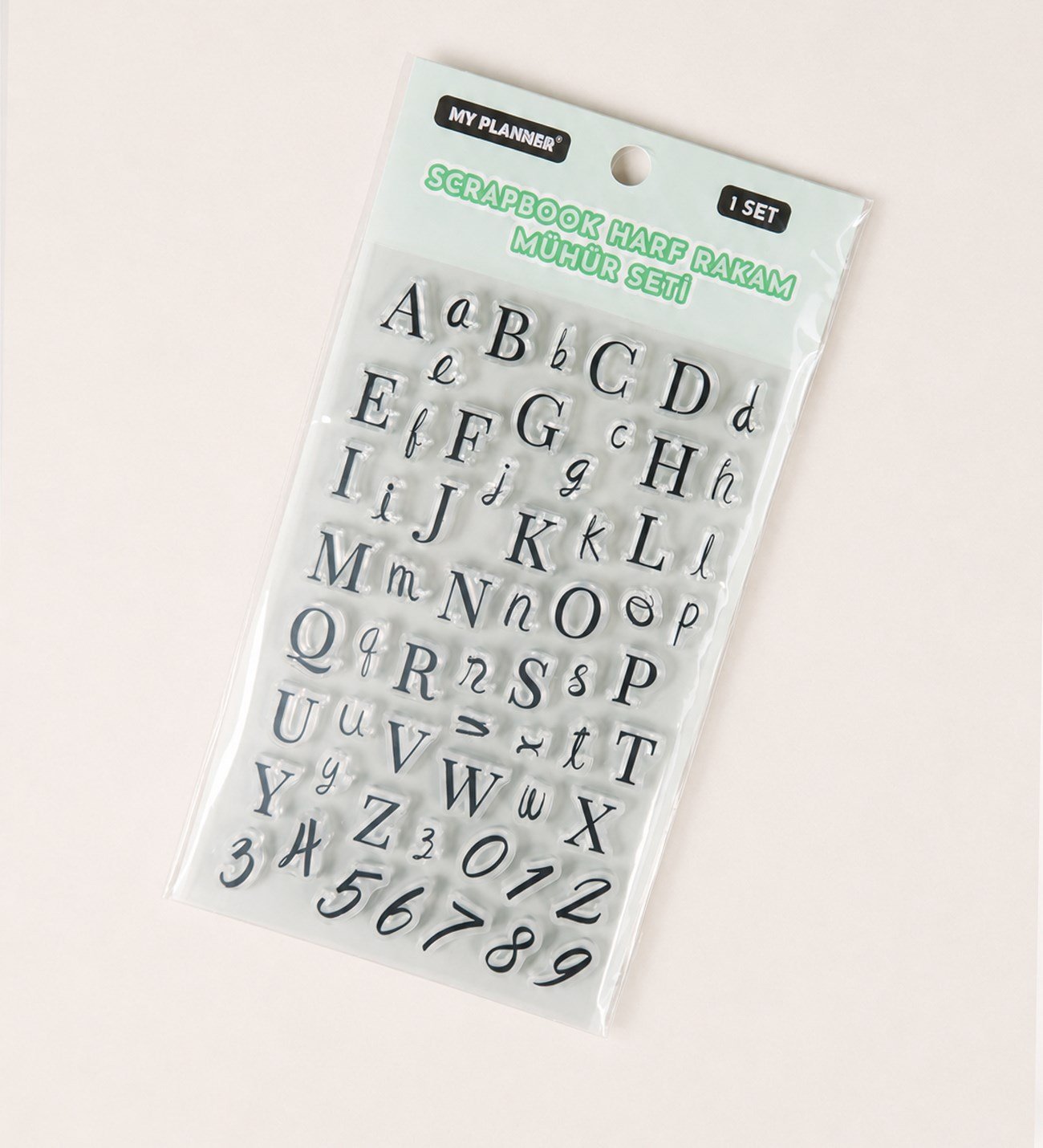 Şeffaf Harf Silikon Scrapbook Mühür SetigiftmodaBM-2680