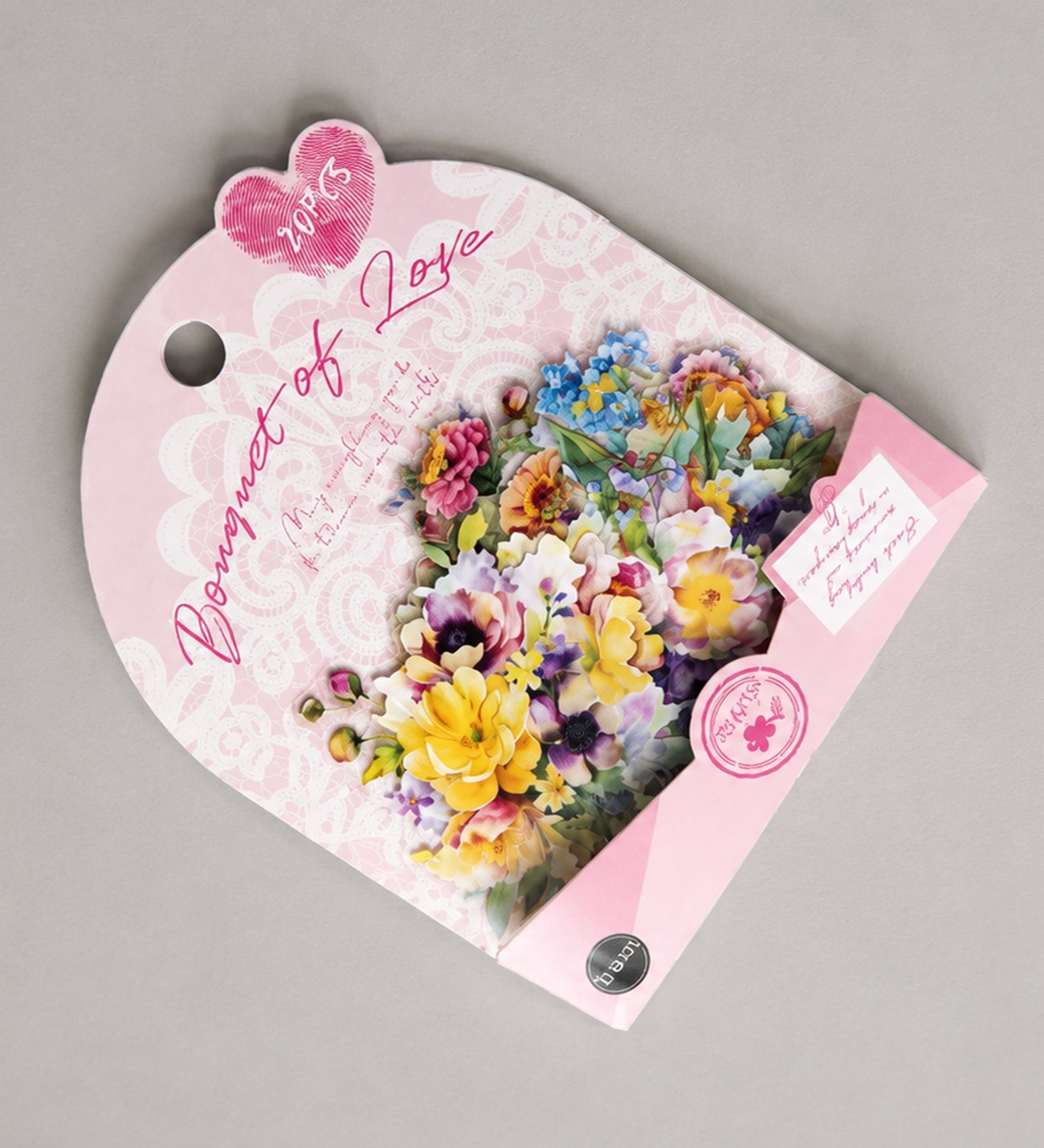 Çiçek Desenli 6 model 20 li Şeffaf StickergiftmodaBM-2109