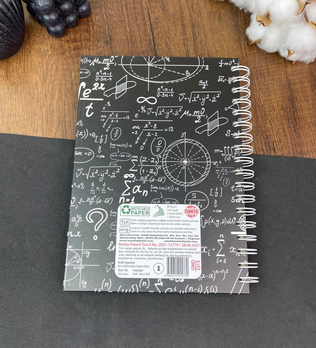 Yanlış Anlaşılan Dahiyim Tasarımlı Konuşan Ajandagiftmoda Gmd100491