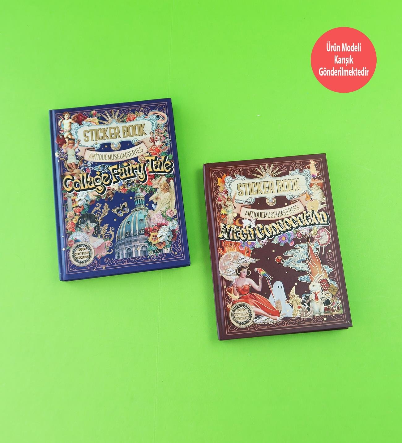 Vintage Tarz Sticker Kitabı – 45 YaprakgiftmodaBM-1895	