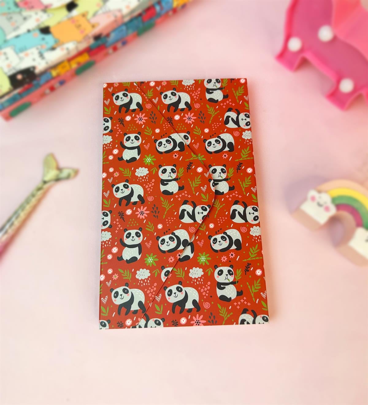 Panda Tasarımlı Zarf DefftergiftmodaBAM-1020-11