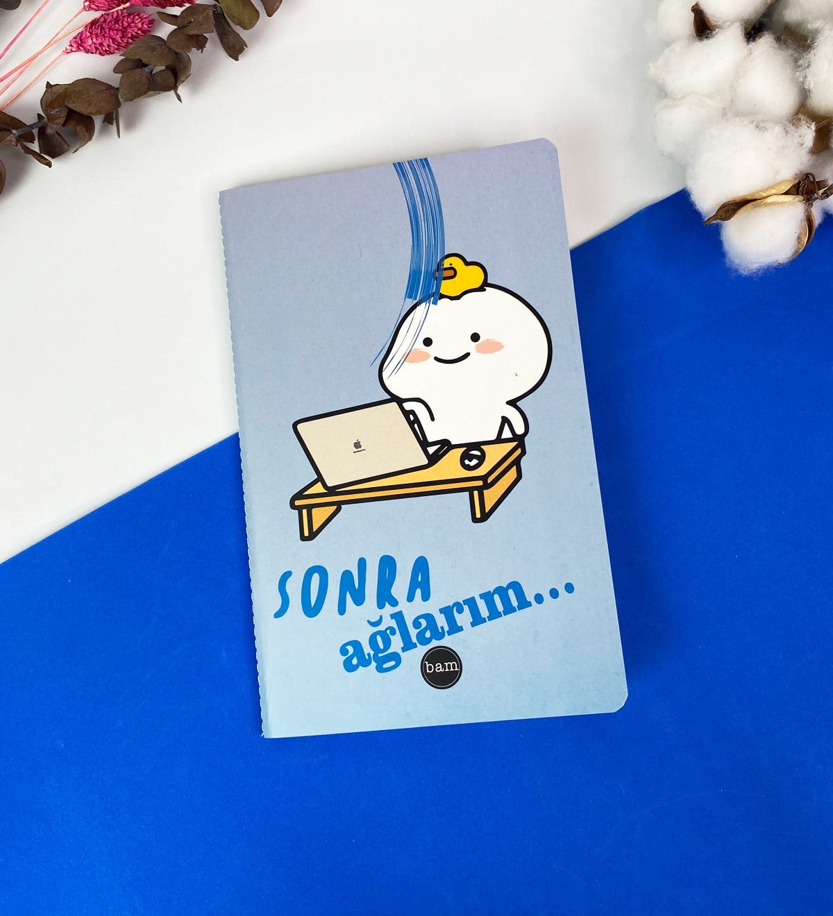 Sonra Ağlarım Tasarımlı Dikişli DeftergiftmodaGmd100343