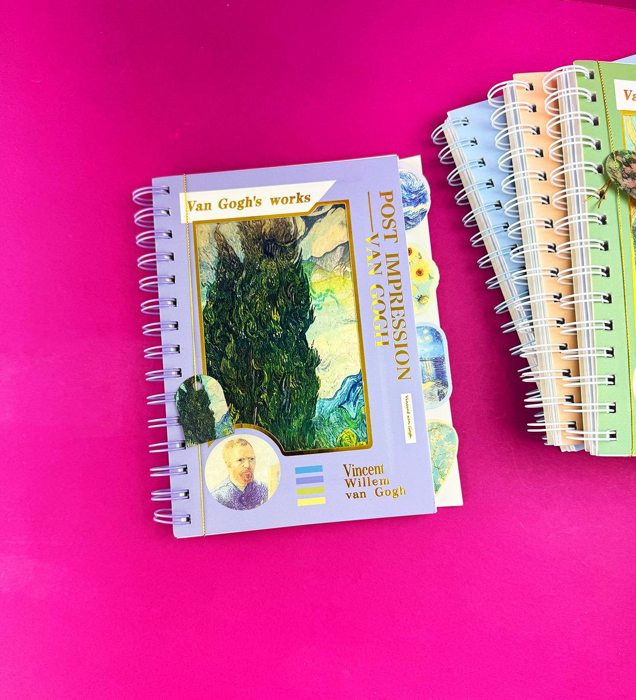 Van Gogh Hologram Kapaklı DeftergiftmodaBM-1550