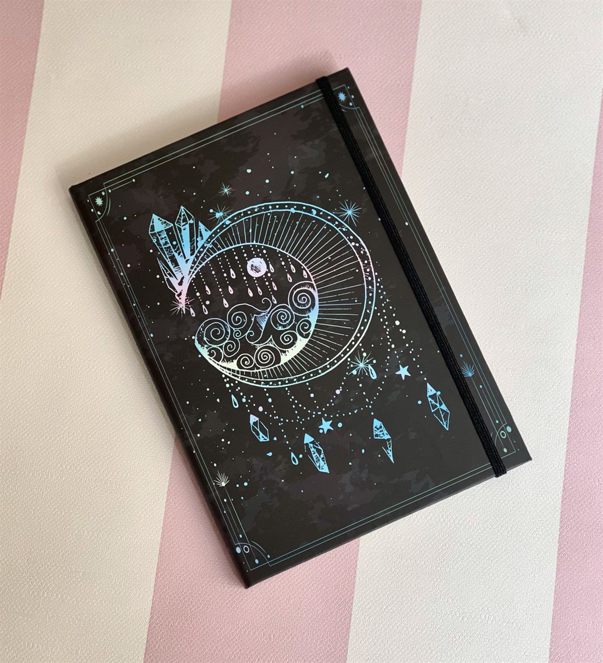Kristal Tarot Tasarımlı Lastikli DeftergiftmodaGmd100061