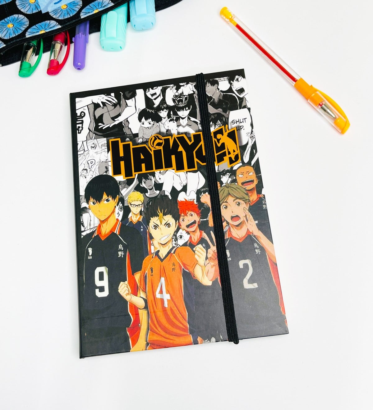 Haikyuu Tasarımlı Lastikli DeftergiftmodaGmd100141