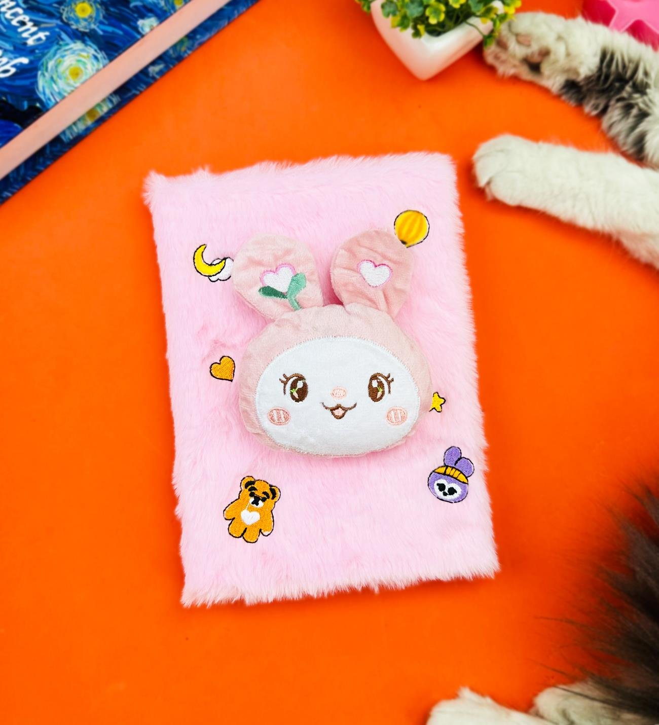 Sevimli Meyve Kabartmalı Peluş DeftergiftmodaBM-1079	