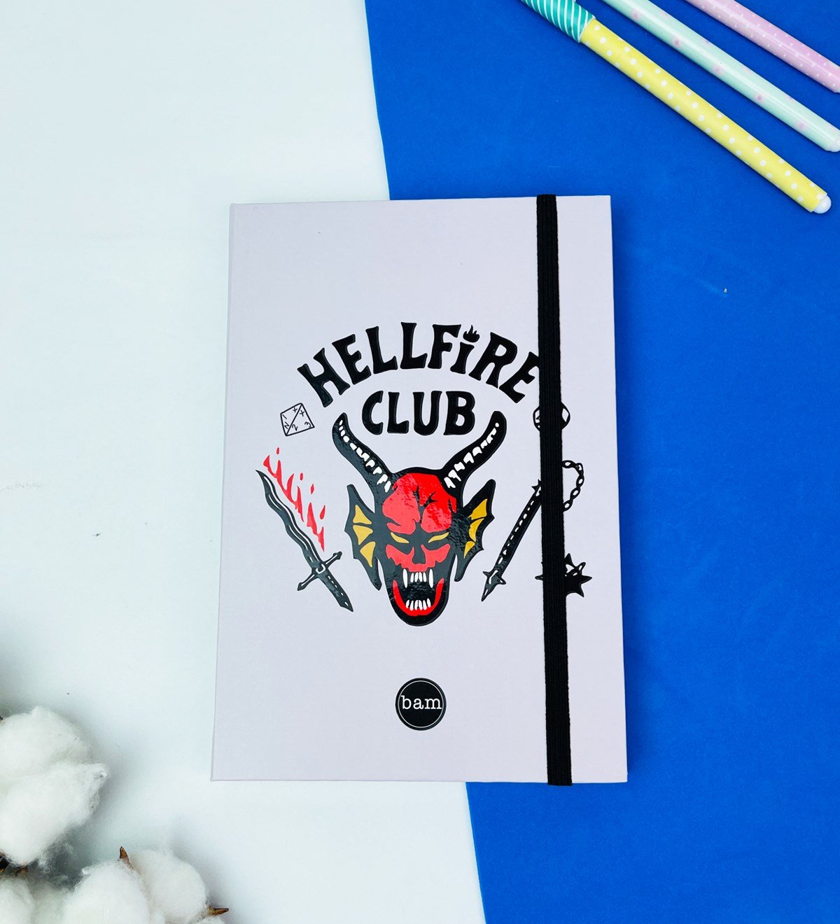 Hellfire Club Tasarımlı Lastikli DeftergiftmodaGmd100381