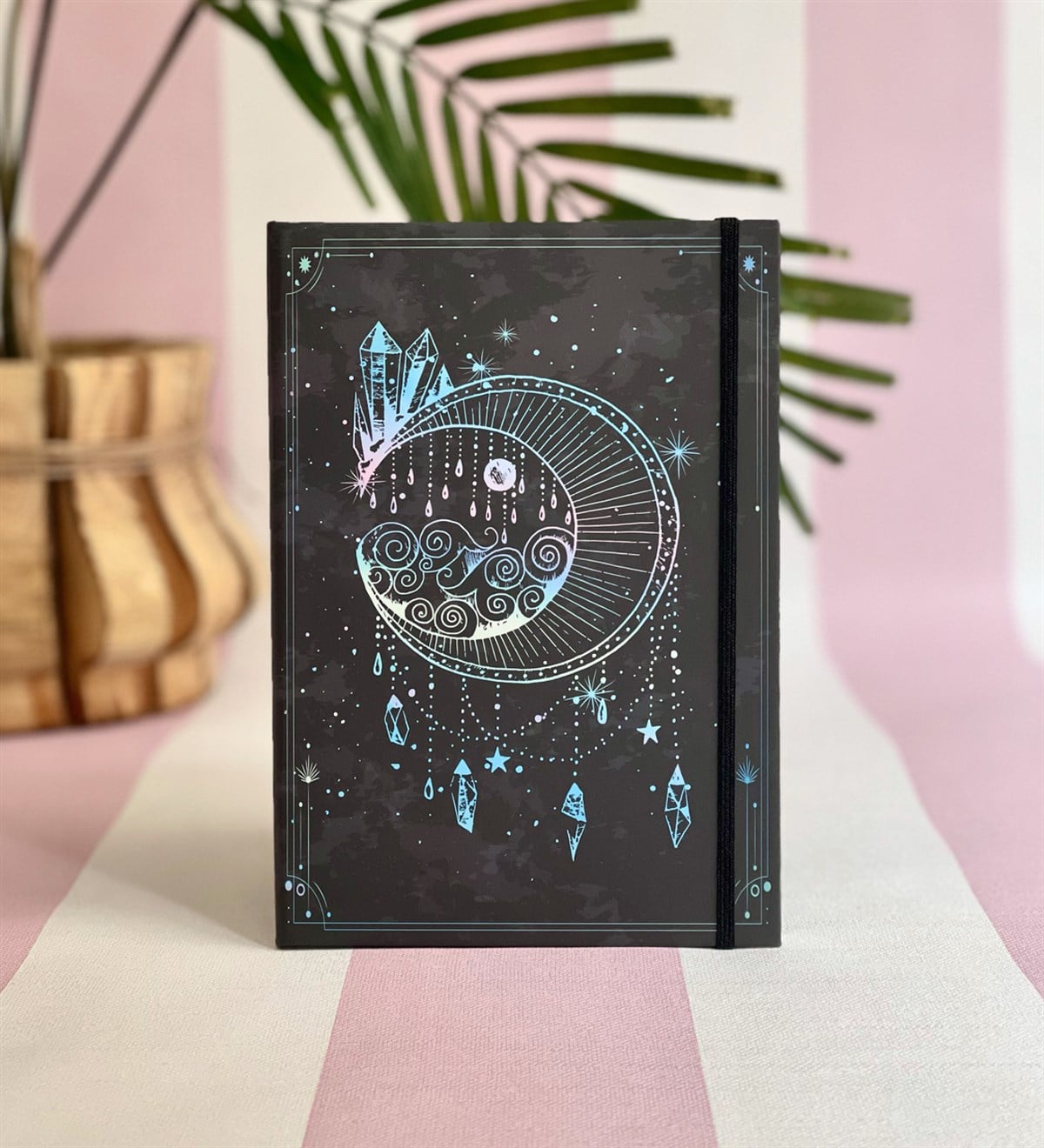 Kristal Tarot Tasarımlı Lastikli DeftergiftmodaGmd100061