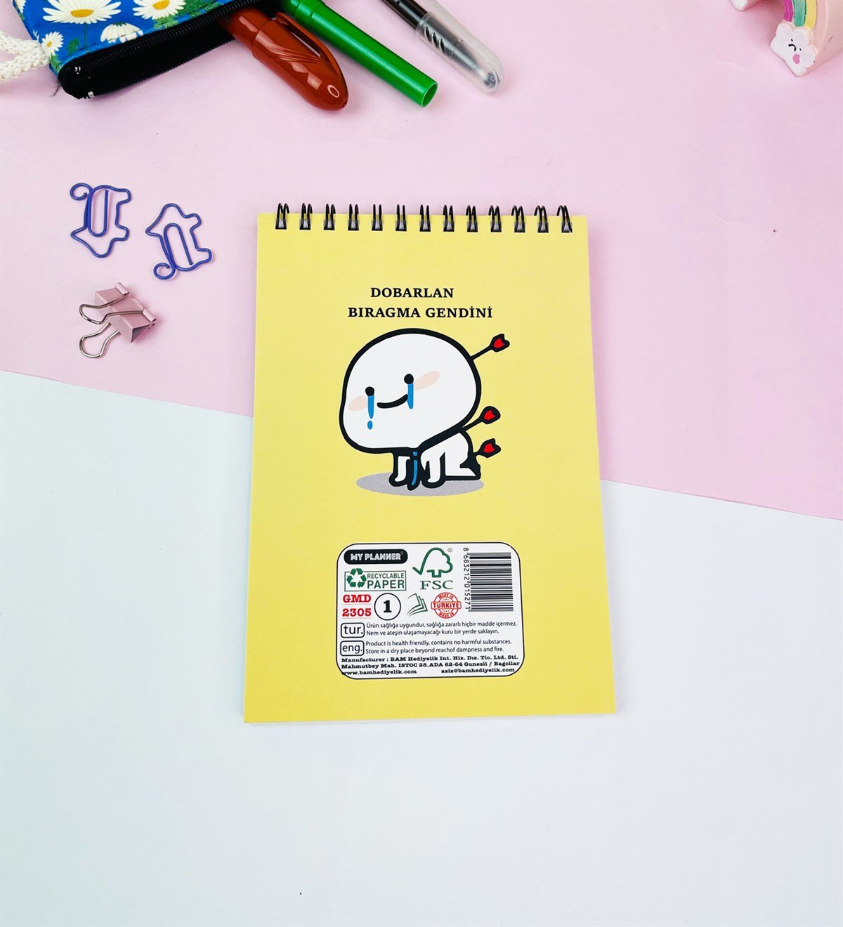 17x11Cm Sketch Book - Eskiz Defteri - 80 Gr - 60 YaprakgiftmodaGmd100561-Dobarlan