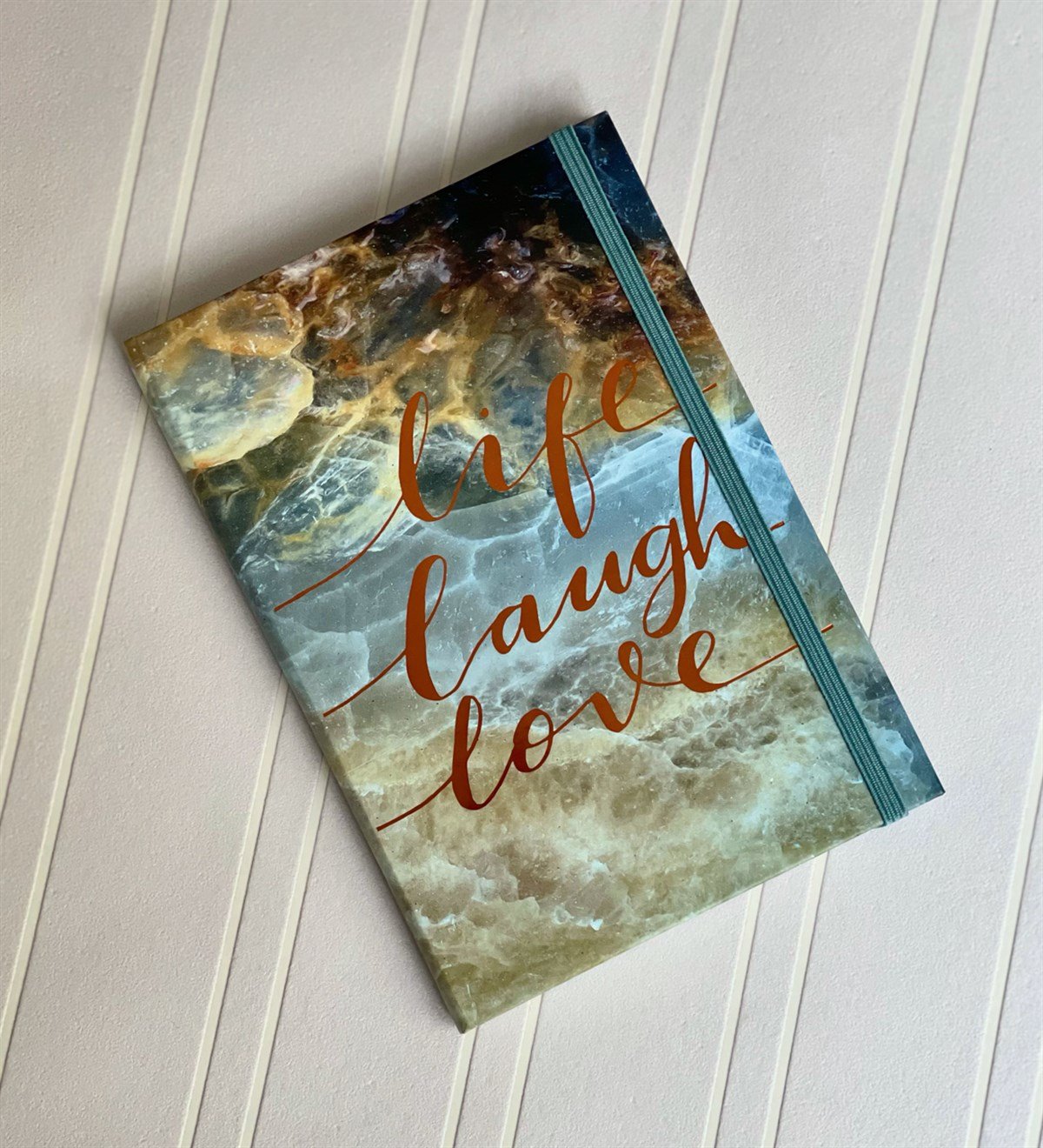 Life Lough Love Tasarımlı Lastikli DeftergiftmodaGmd100069