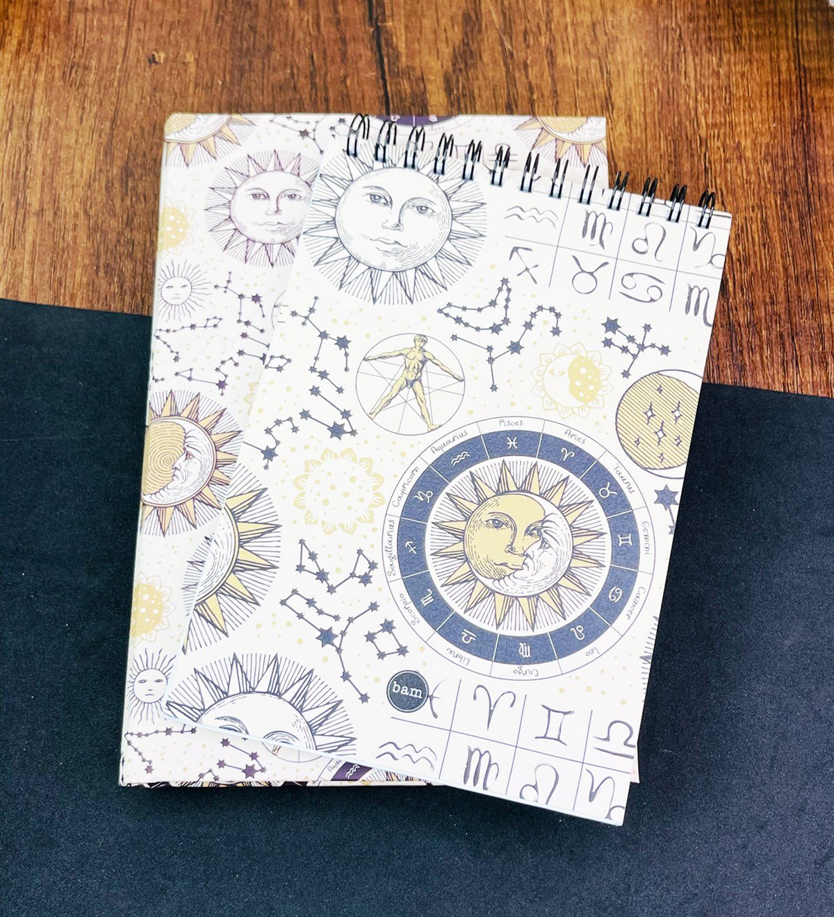 Tarot Ay Ve Güneş Kalın Kitap Görünümlü Defter Ve Sketch BookgiftmodaGmhs101817