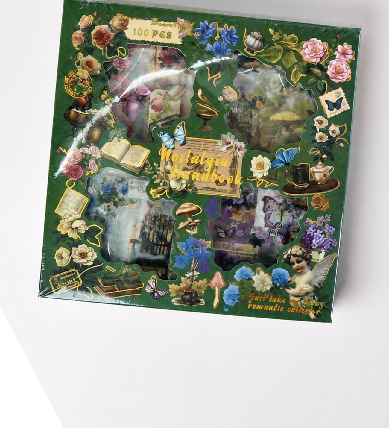 Nostaljik  Scrapbook Şeffaf Sticker SetigiftmodaBM-2580
