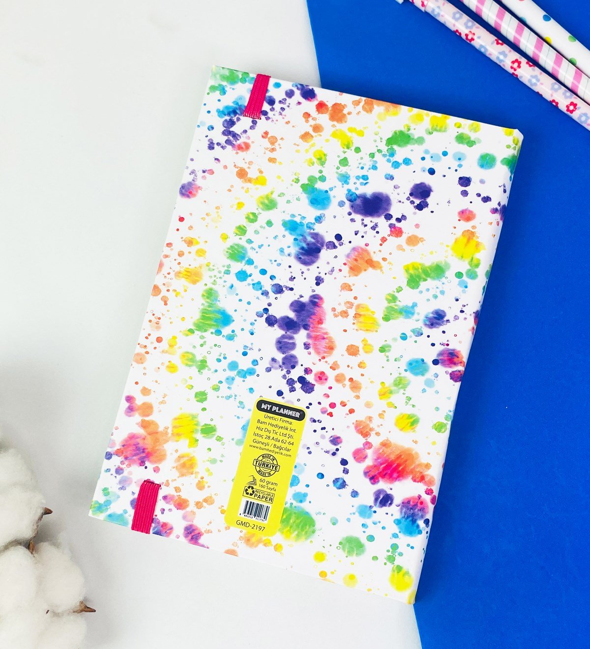 Lanet Olsun Tasarımlı Lastikli DeftergiftmodaGmd100305