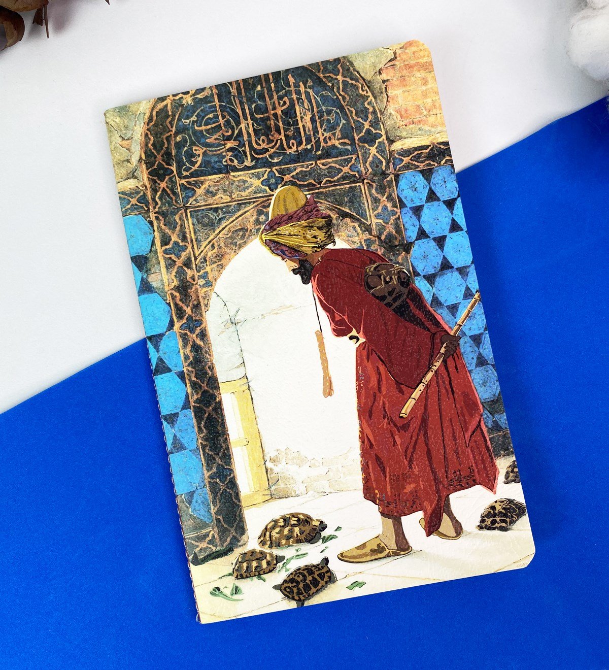 Kaplumbağa Terbiyecesi Tasarımlı Dikişli DeftergiftmodaGmd100347