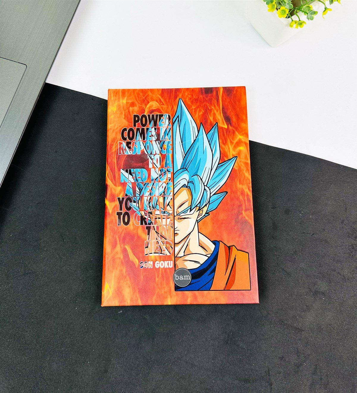 Son Goku Tasarımlı Lastikli DeftergiftmodaGMD0001-10	