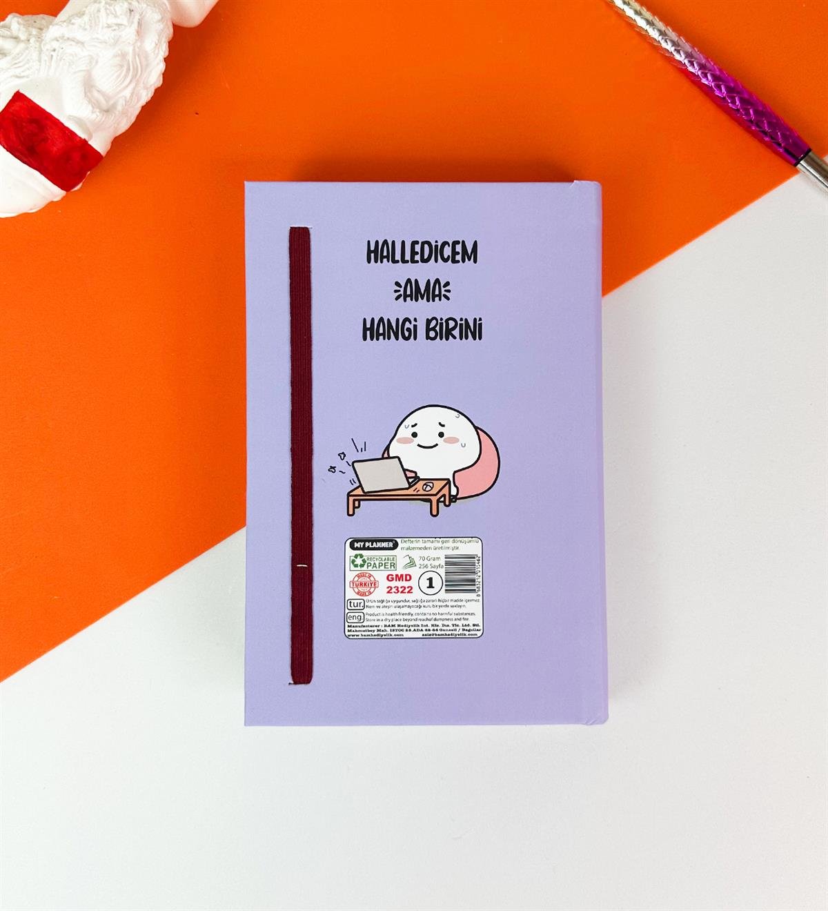 Halledicem Ama Hangi Birini Kalın Kitap Görünümlü DeftergiftmodaGmd100557