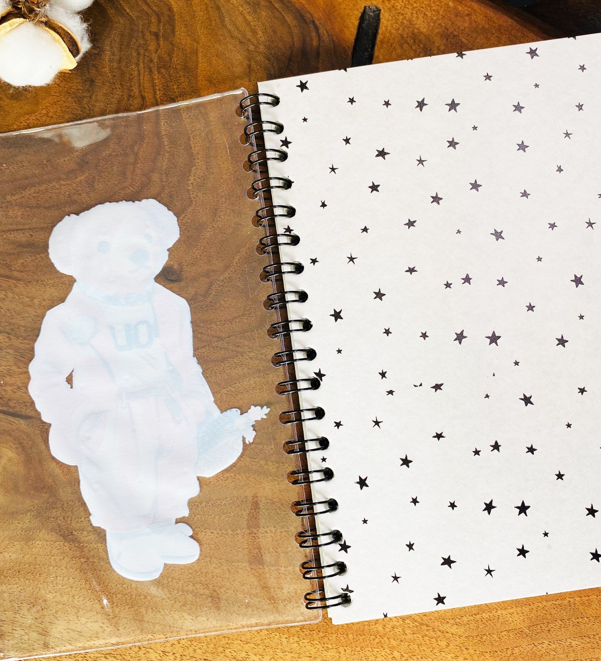 Pink Bear Tasarımlı Çanta Kapaklı Spiralli DeftergiftmodaGmd100332