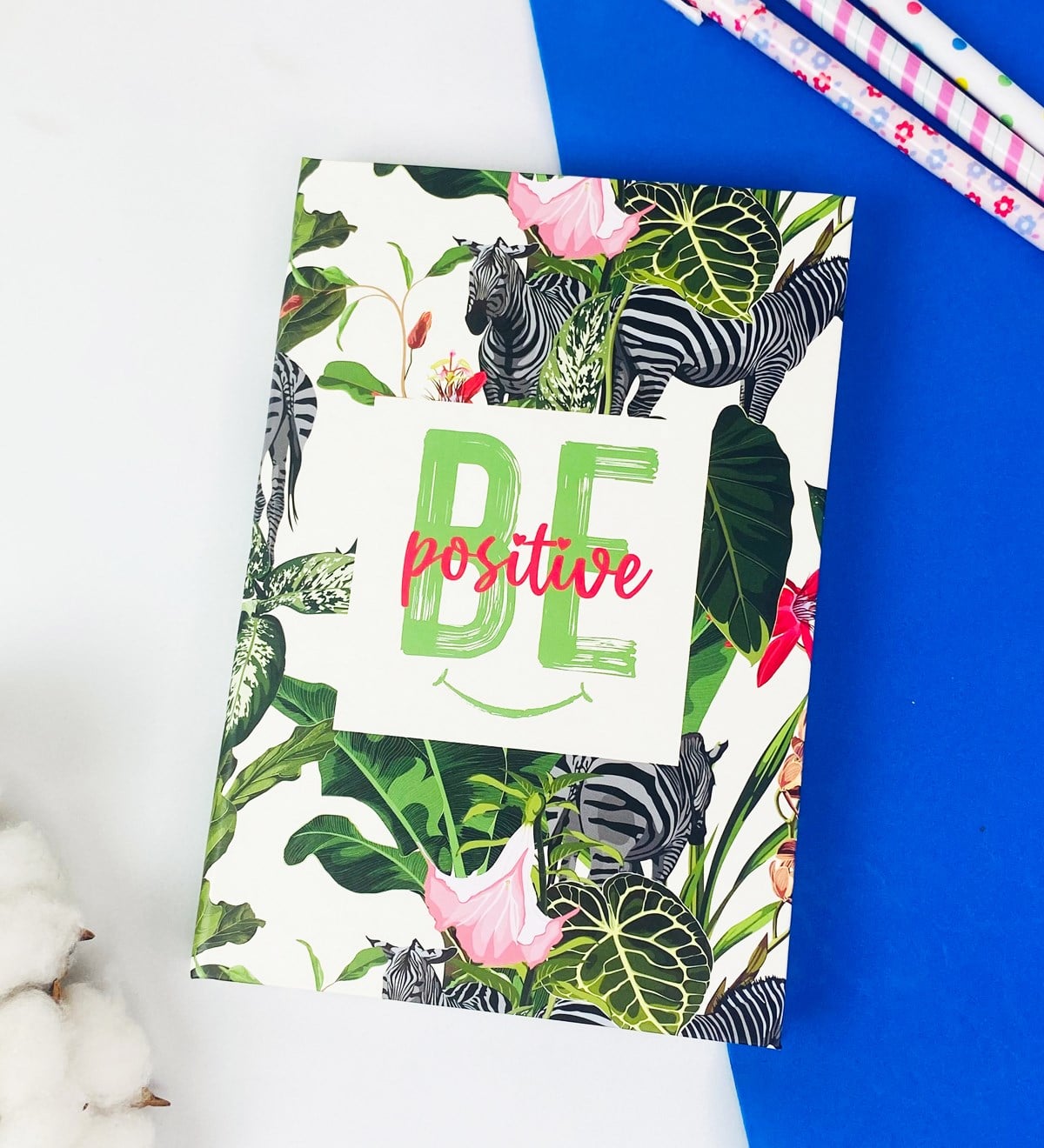 Be Positive Tasarımlı Lastikli DeftergiftmodaGmd100306