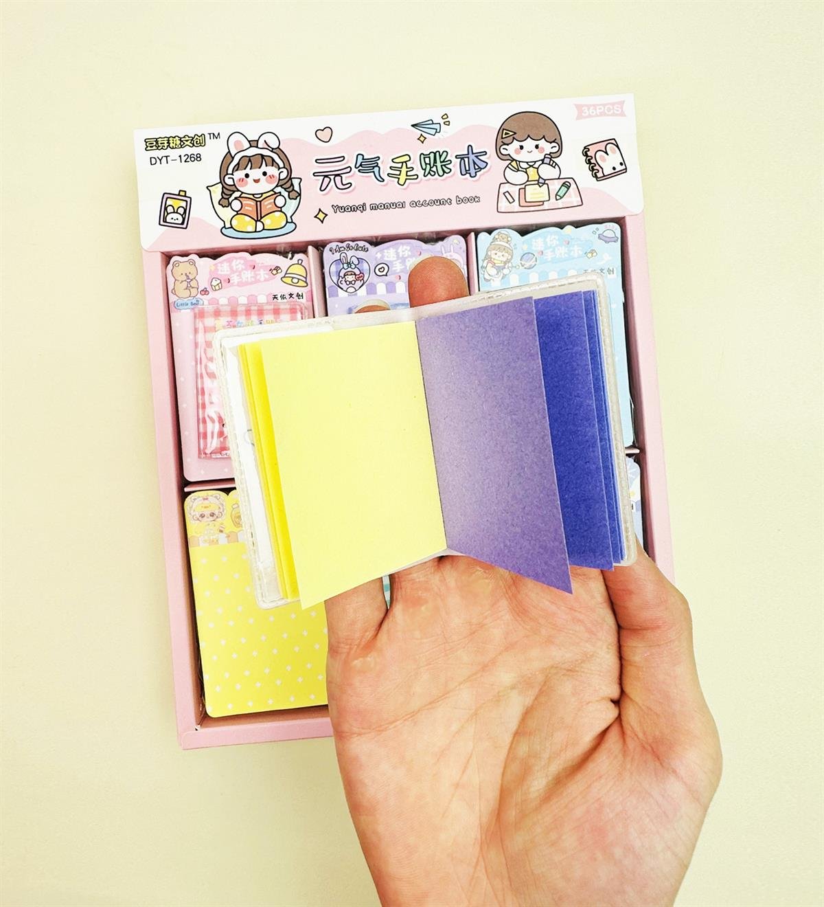 3'lü Mini Renkli Cep DefterigiftmodaBAM-1037