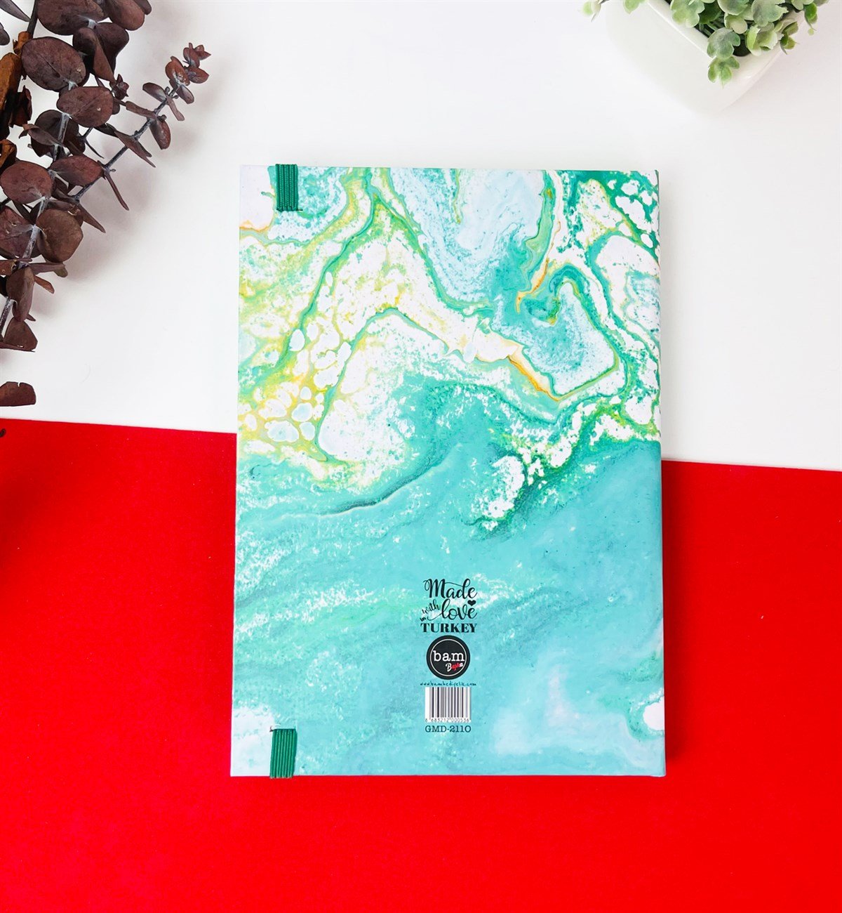 Small Notes Tasarımlı Lastikli DeftergiftmodaGmd100076