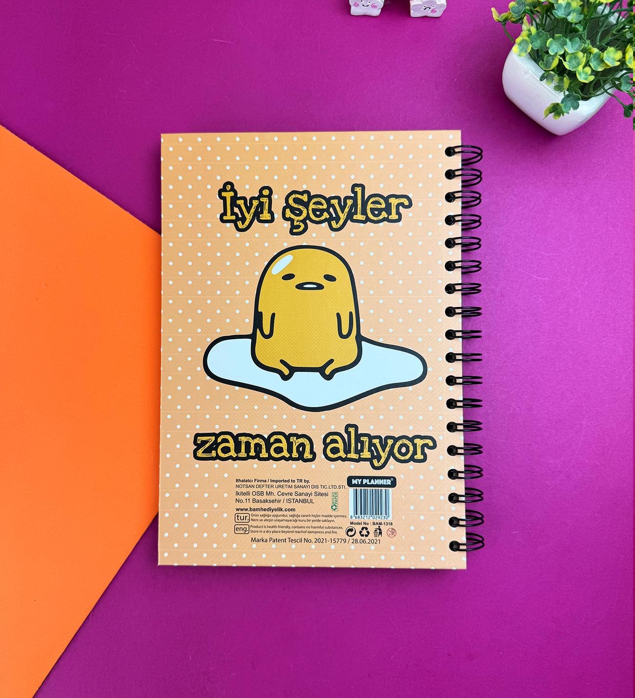 İyi Şeyler Zaman Alıyor Tasarımlı Konuşan Ajanda	giftmodaBam-1318