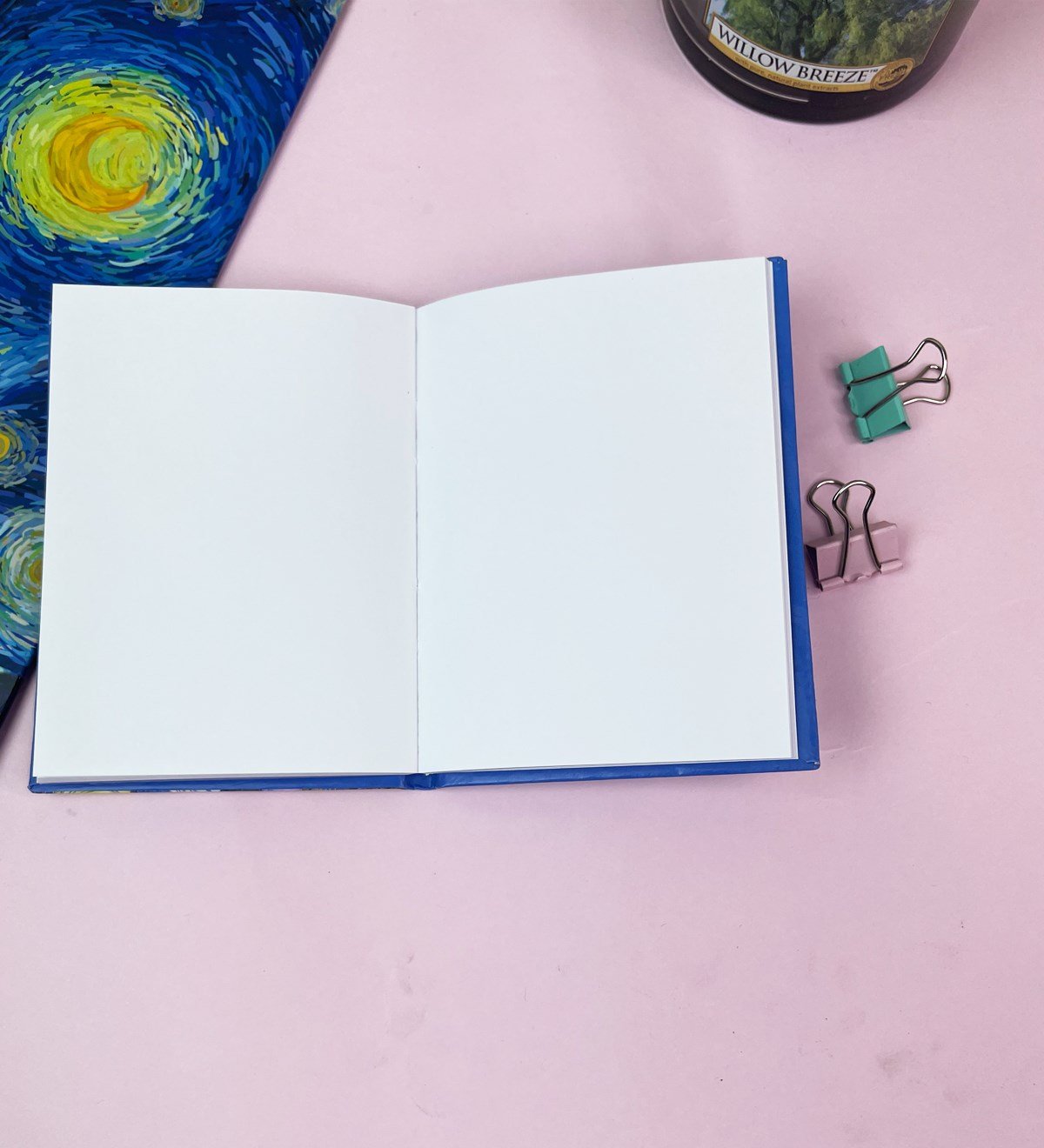 Van Gogh Yıldızlı Gece Tasarımlı Sert Kapaklı Mini DeftergiftmodaGmd100514