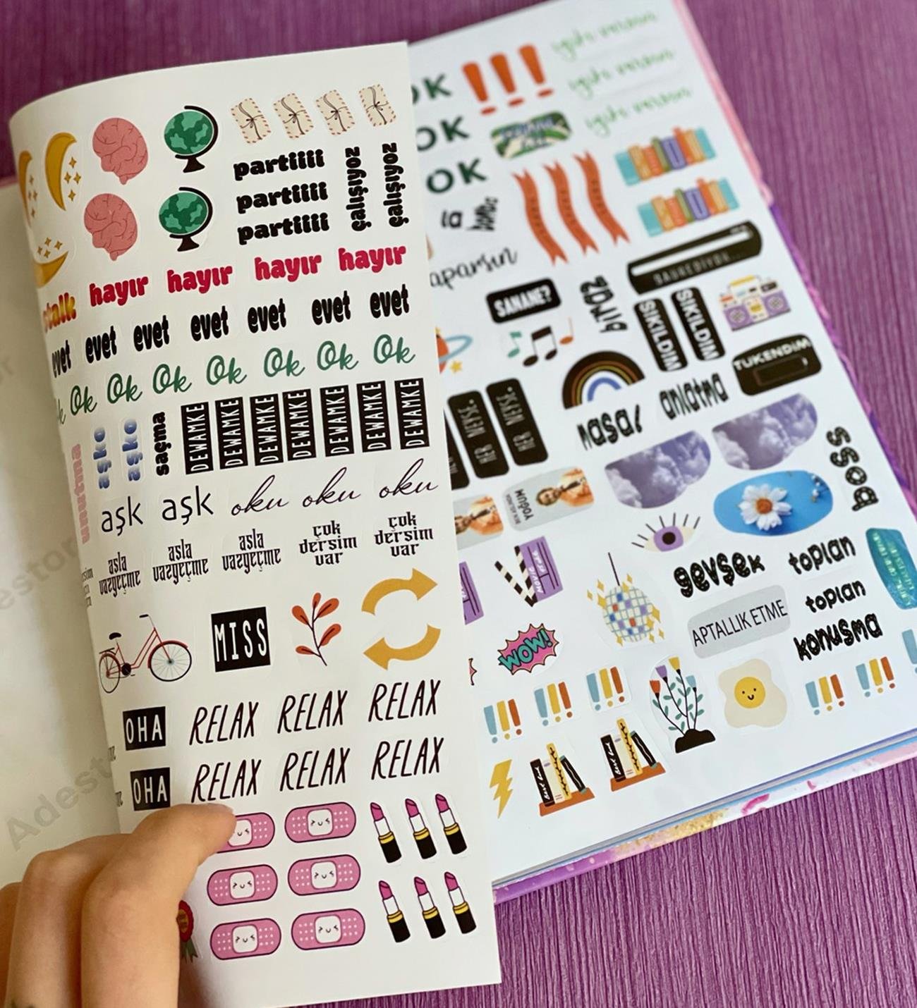 Pembe Sakura Tasarımlı Konuşan AjandagiftmodaBam-1308