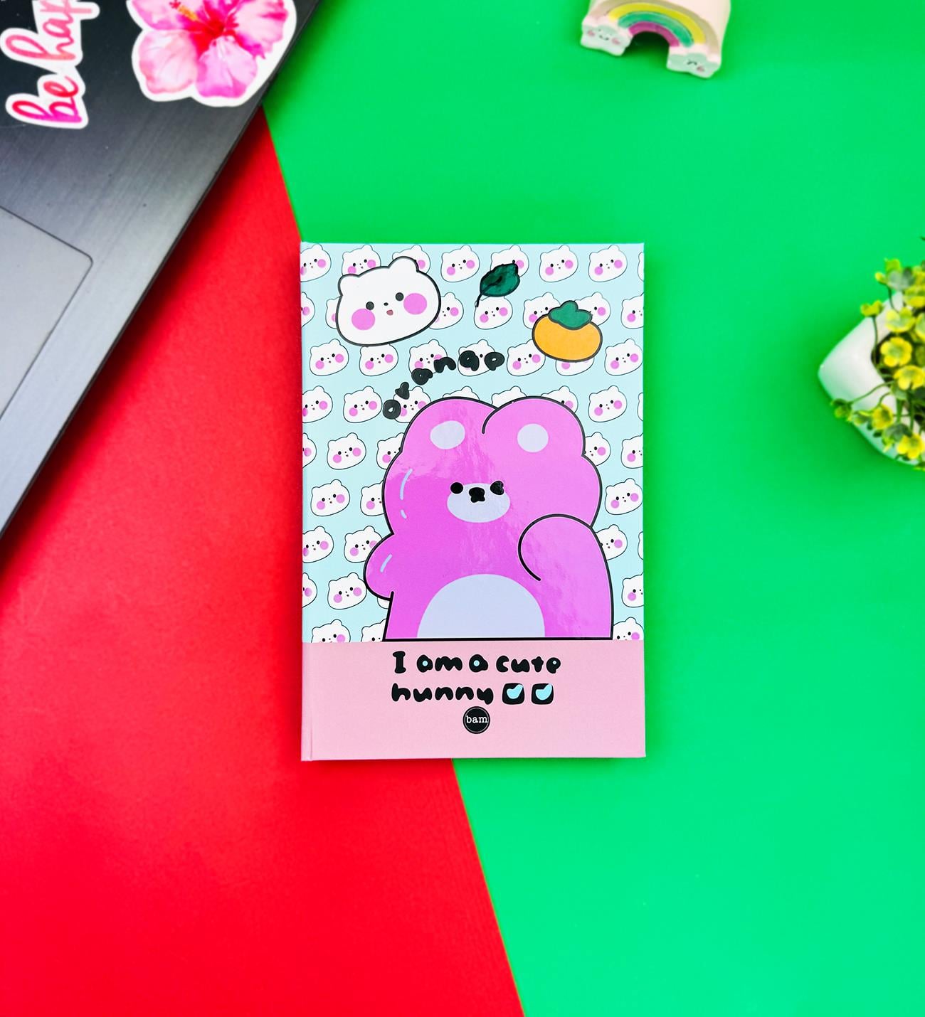 Orange Tasarımlı Lastikli DeftergiftmodaBAM-1270