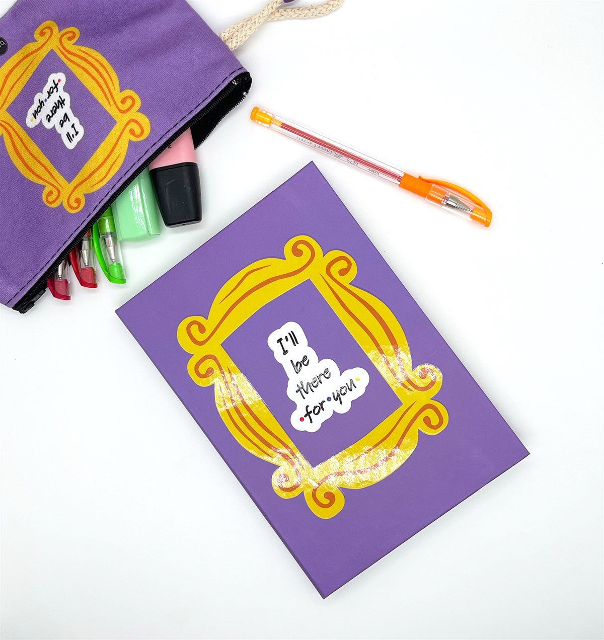 Senin İçin Orda Olacağım Tasarımlı Lastikli Defter	giftmodaGmd100088