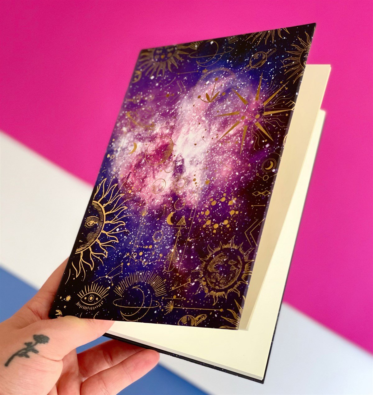 Space Tarot Tasarımlı Lastikli DeftergiftmodaGmd100077