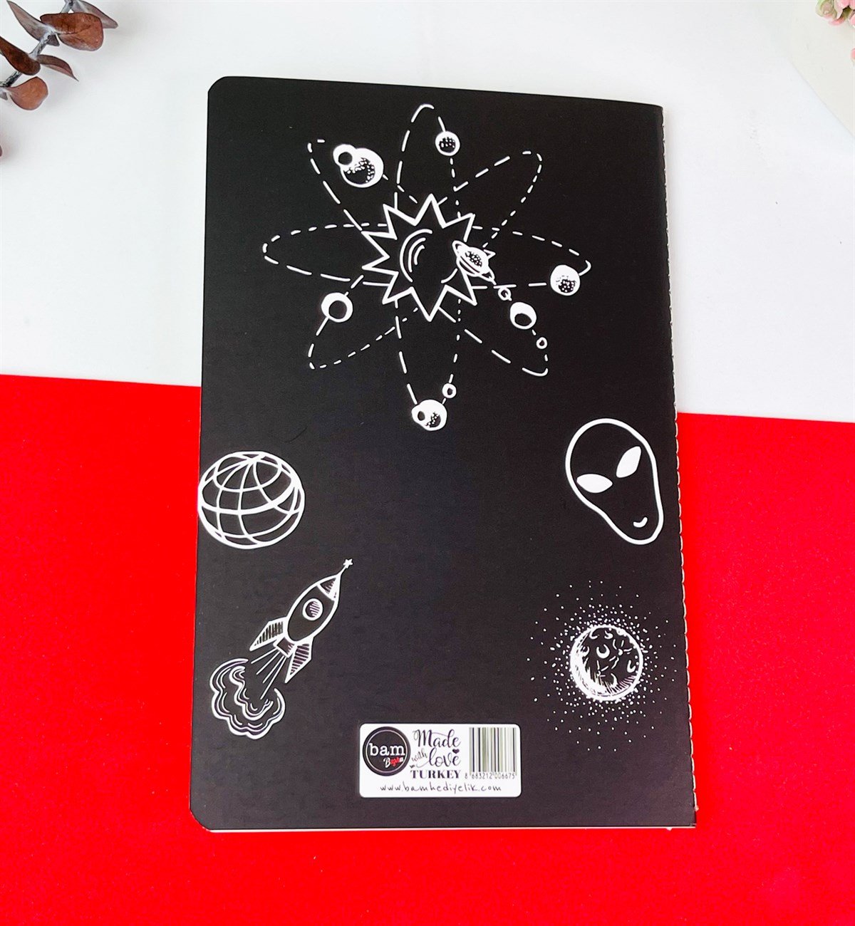 Uzay Serisi 4'lü Dikişli DeftergiftmodaGmd100198