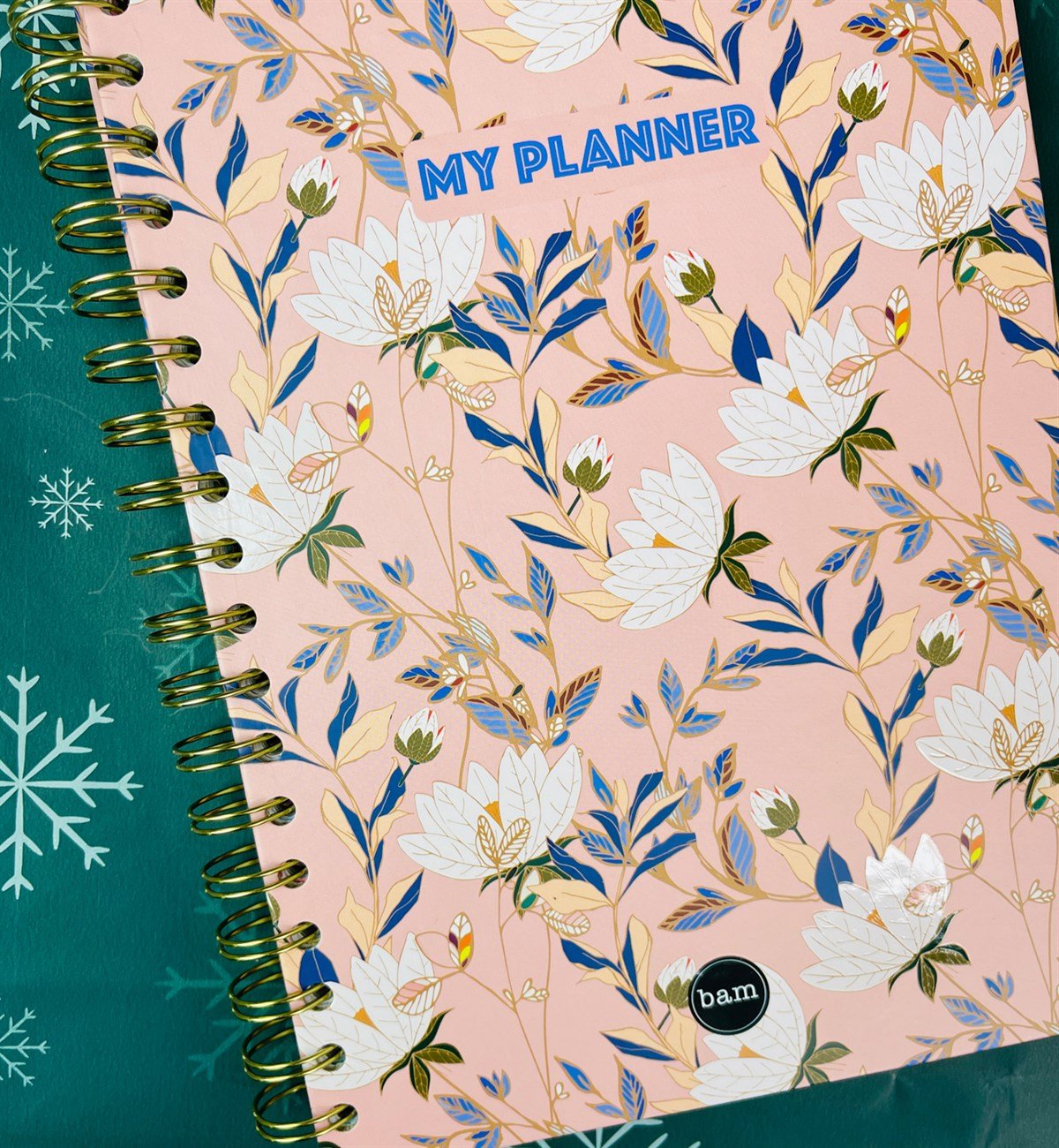 Çiçek Tasarımlı Konuşan AjandagiftmodaGmd100162