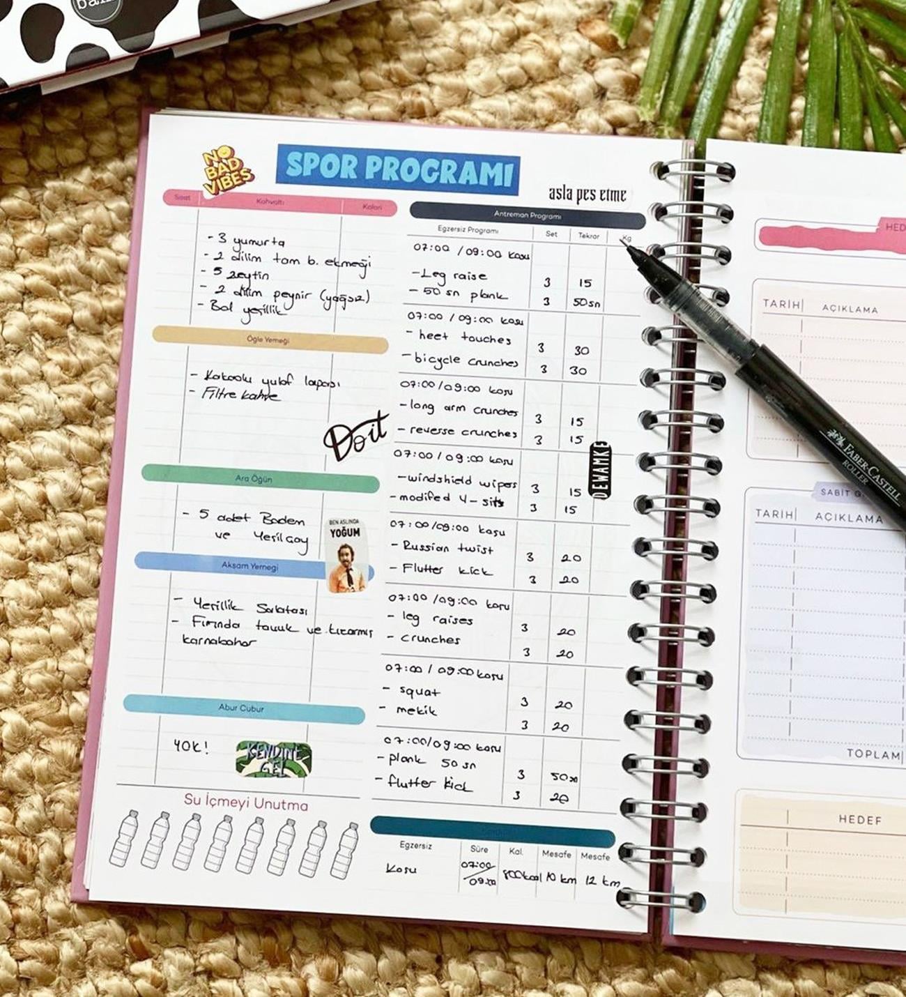 Mutlu Eden Şeyi Yap Tasarımlı Konuşan AjandagiftmodaBm-1586