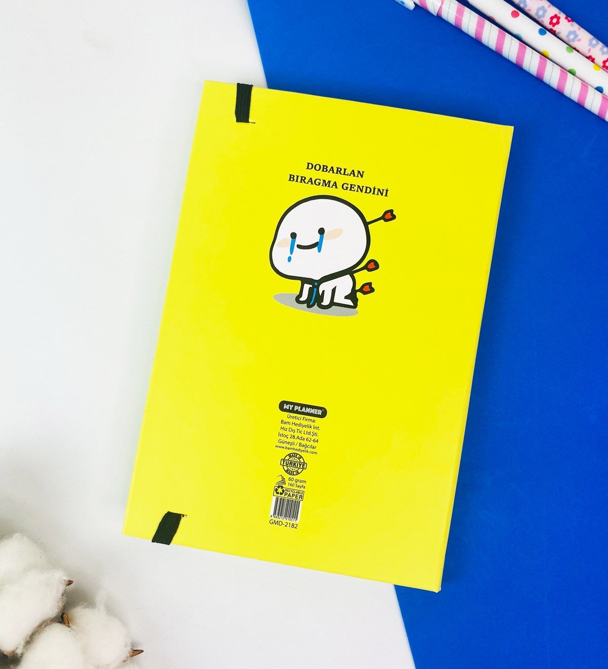 Dobarlan Bıragma Gendini Tasarımlı Lastikli DeftergiftmodaGmd100316