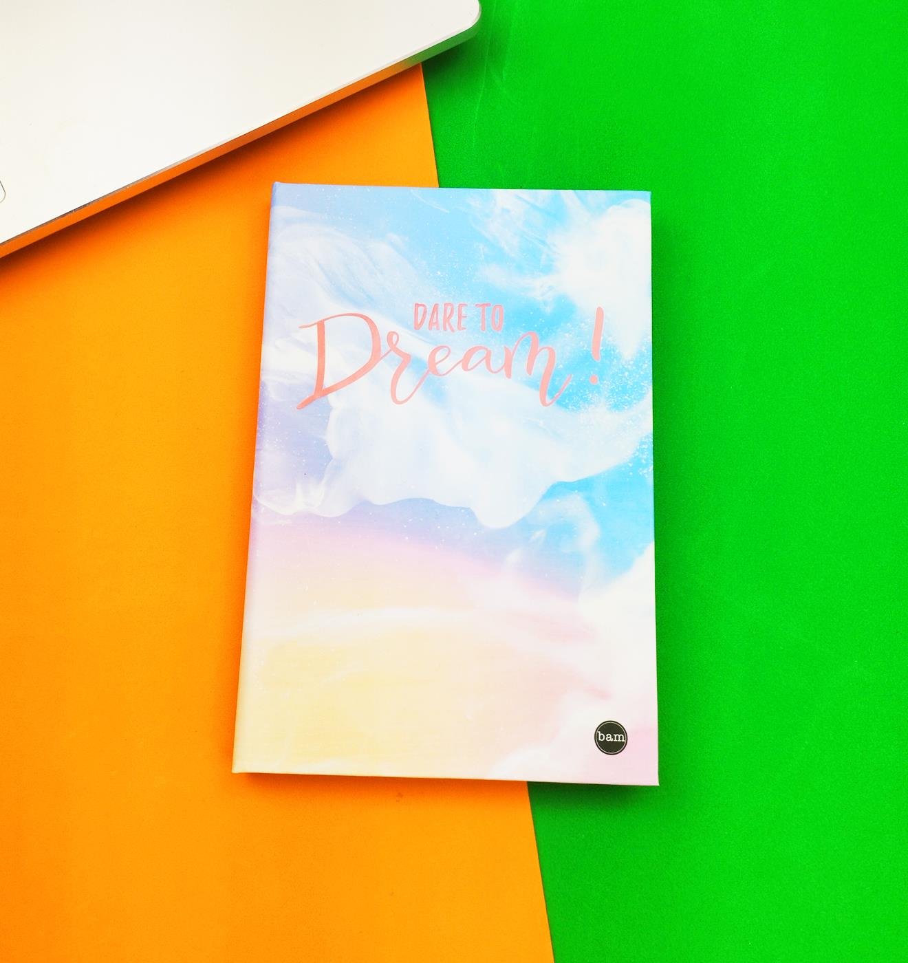 Dare To Dream Tasarımlı Lastikli DeftergiftmodaBAM-1202	