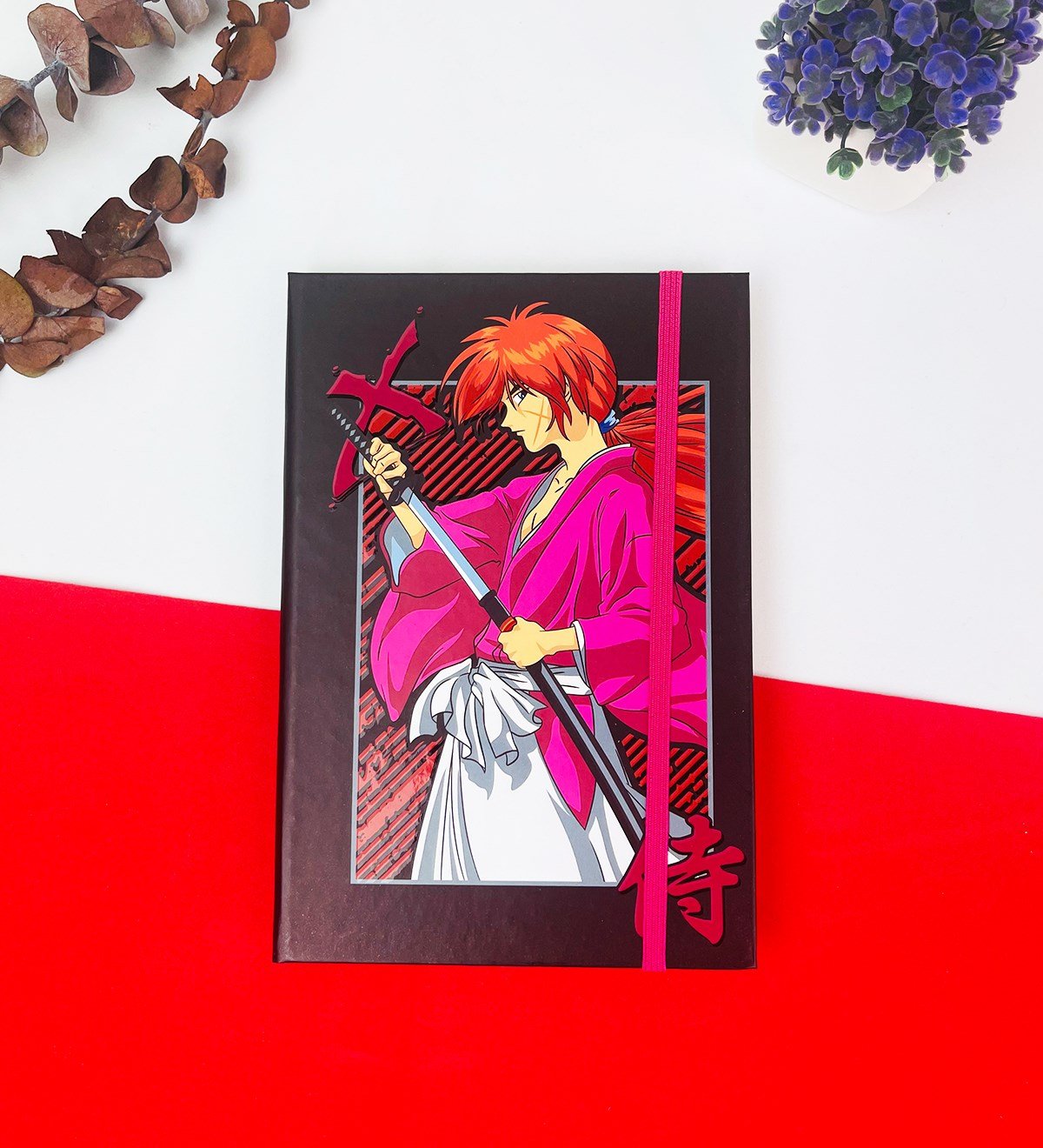 Samurai X Anime Tasarımlı Lastikli DeftergiftmodaGmd100242