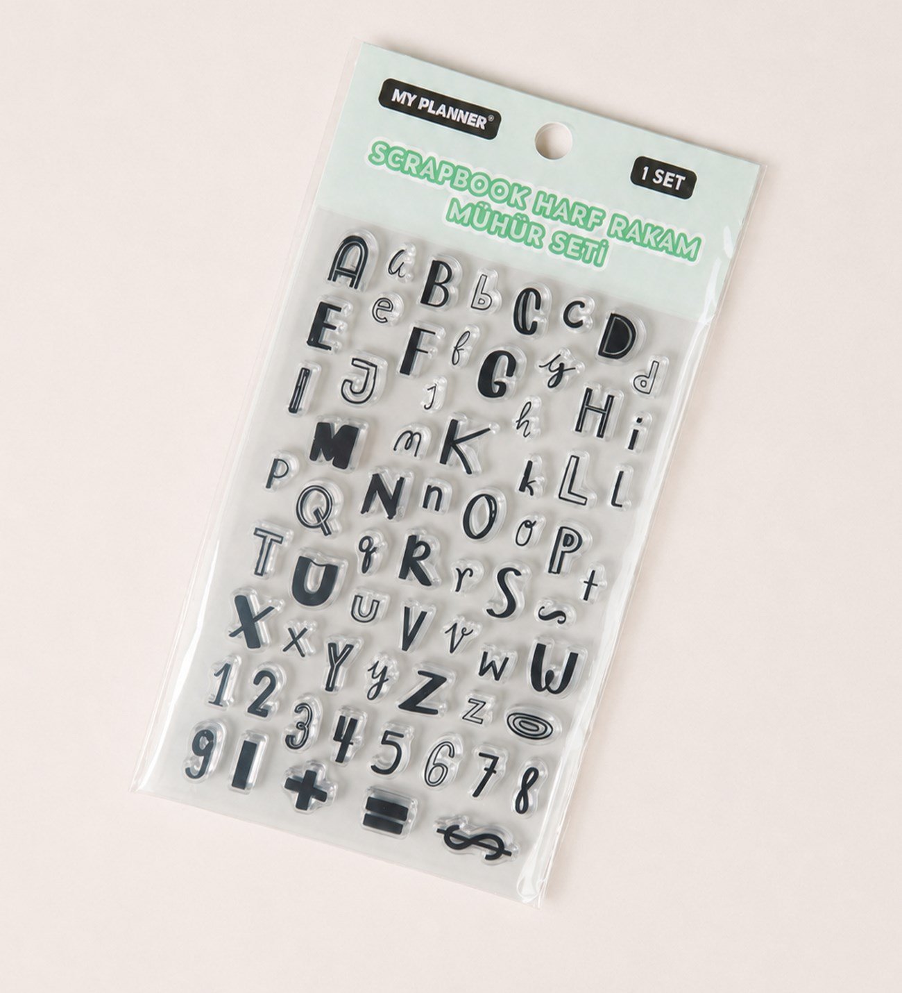Şeffaf Harf Silikon Scrapbook Mühür SetigiftmodaBM-2680