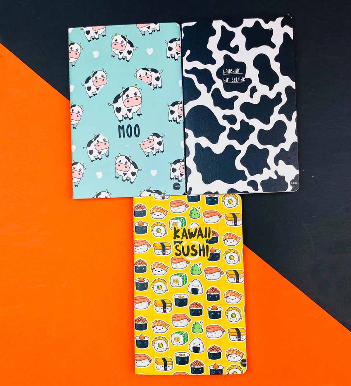 3'lü Dikişli Defter Seti Seri :4giftmodaGmd100565