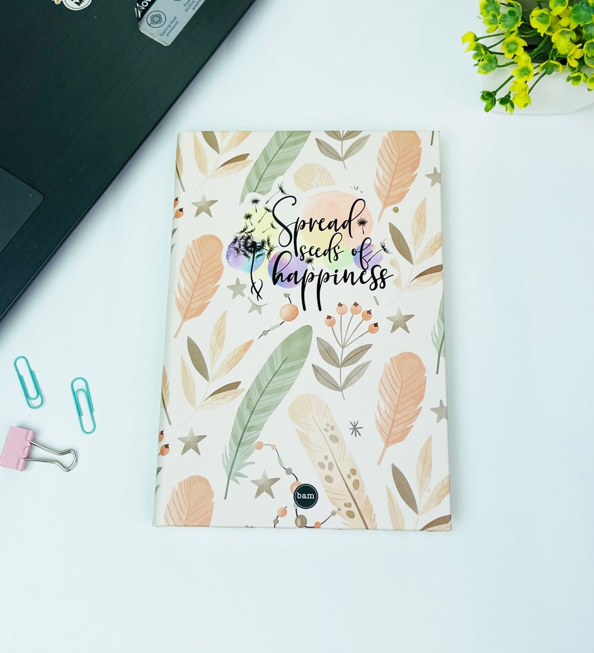 Mutluluk Tohumu Tasarımlı Lastikli DeftergiftmodaGmd100452