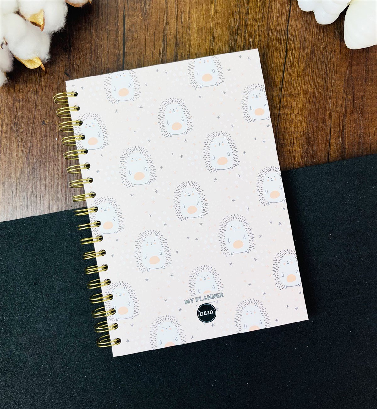 Sevimli Kirpi Tasarımlı Konuşan AjandagiftmodaGmd100163