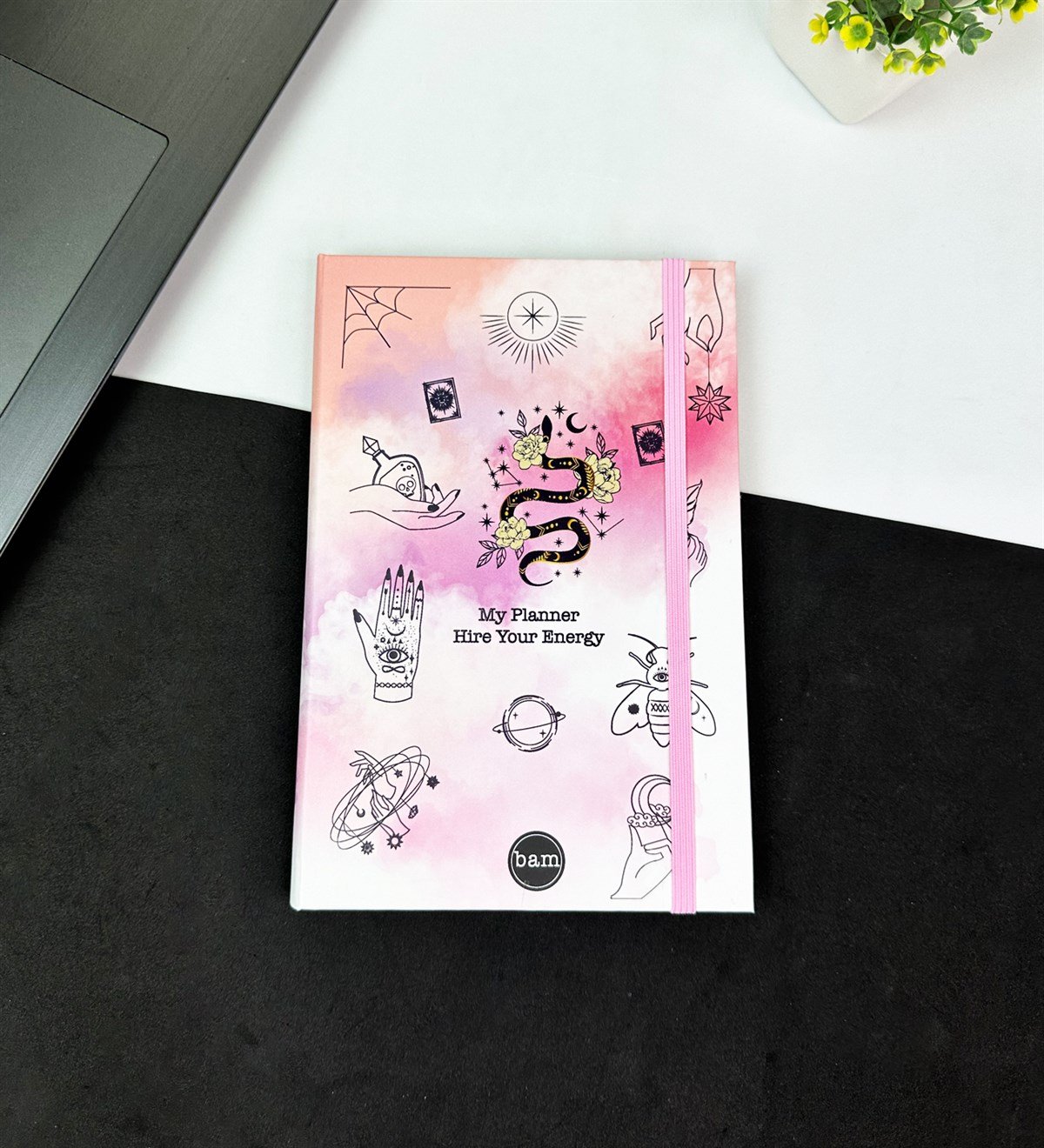 Tarot Energy Tasarımlı Lastikli DeftergiftmodaGmd100607