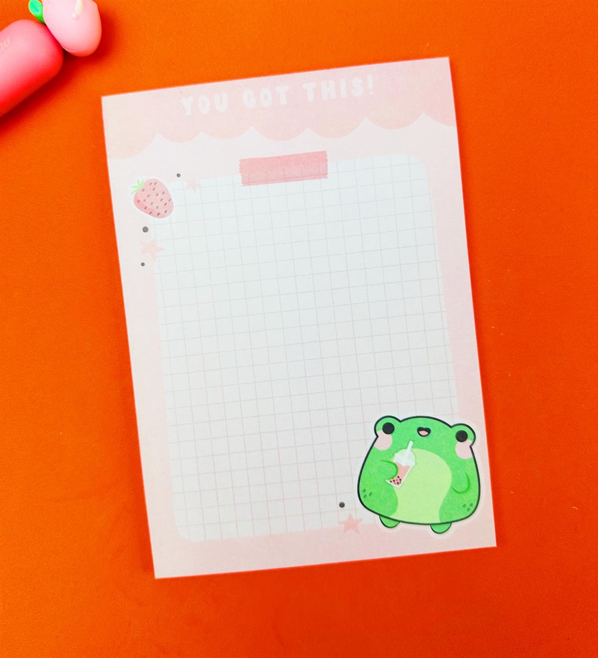 Kurbağa Tasarımlı To Do List Yapılacak ListesigiftmodaBAM-Pln-3	