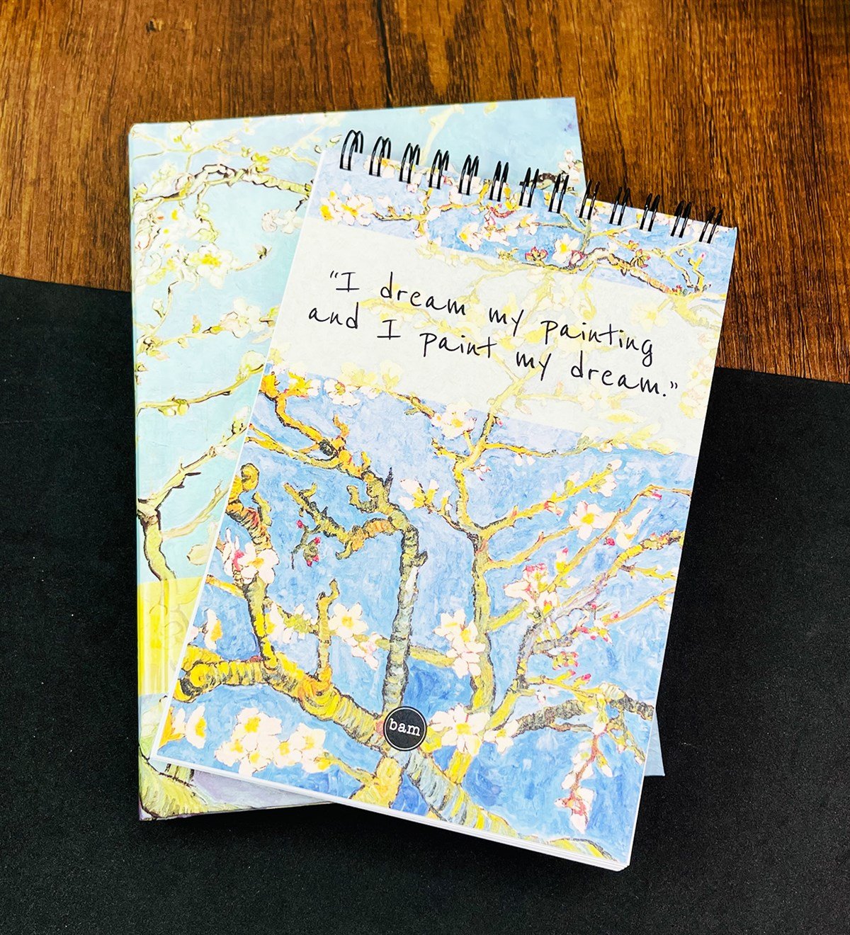 Badem Çiçeği Kalın Kitap Görünümlü Defter Ve Sketch BookgiftmodaGmhs101816