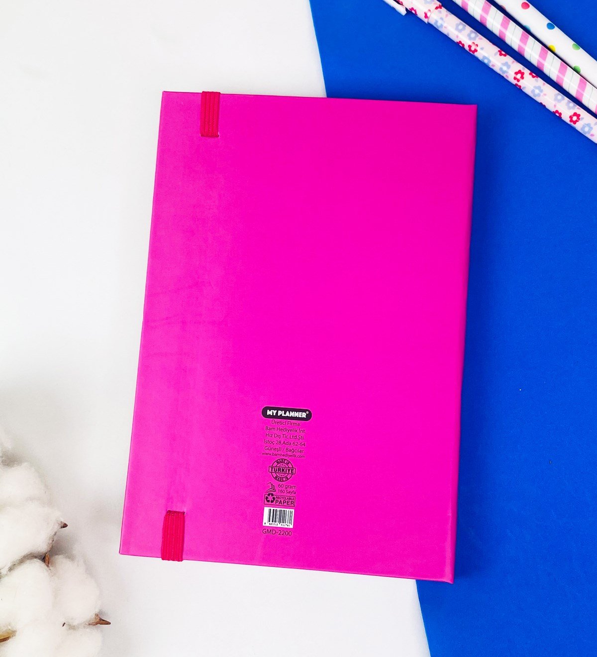 Believe In Yorself Bear Tasarımlı Lastikli DeftergiftmodaGmd100308