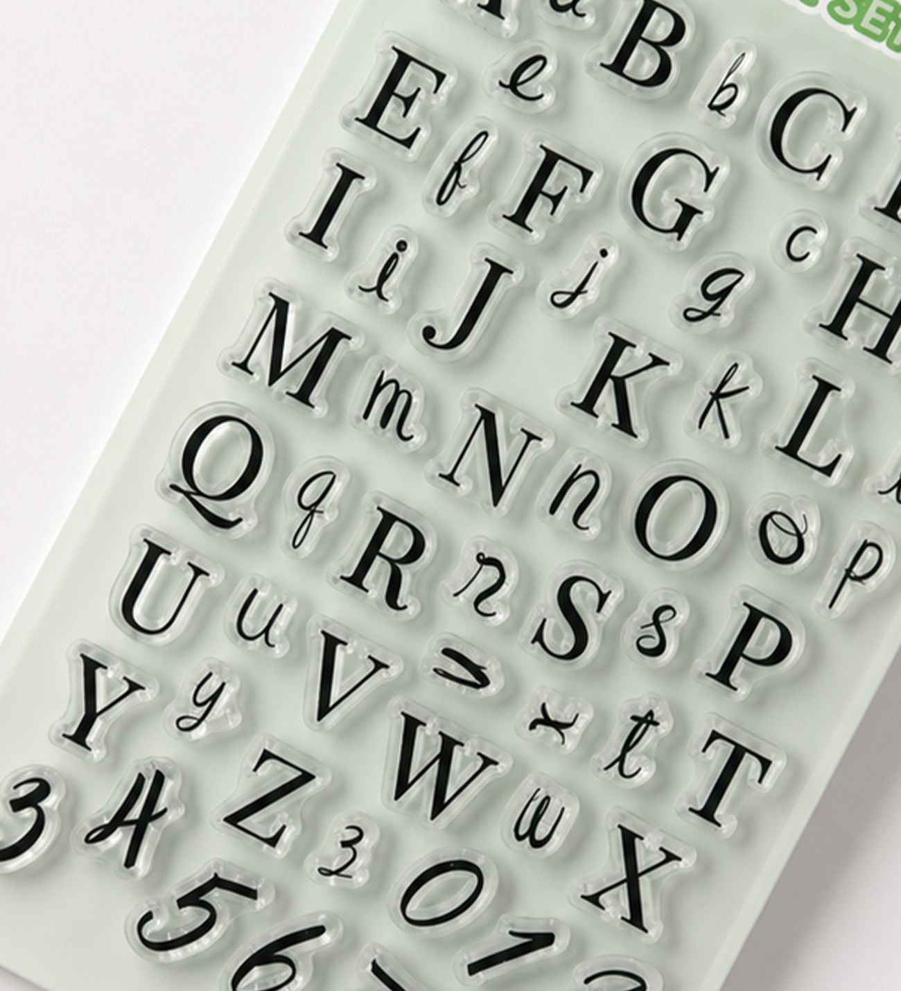 Şeffaf Harf Silikon Scrapbook Mühür SetigiftmodaBM-2680