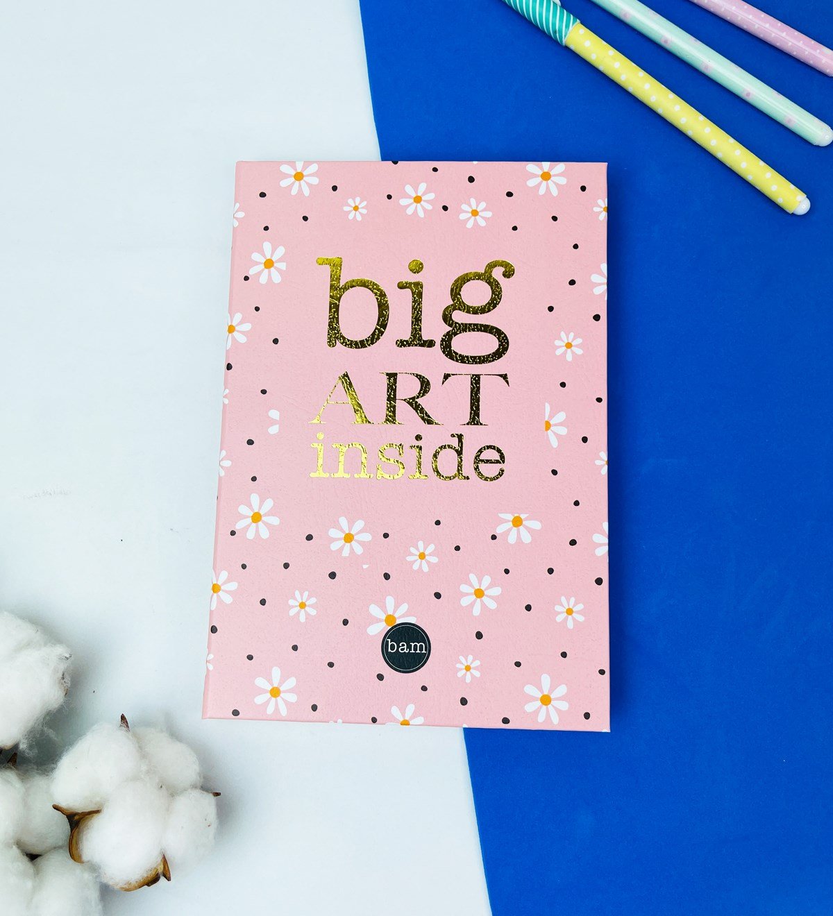 Papatya Tasarımlı Lastikli DeftergiftmodaGmd100073