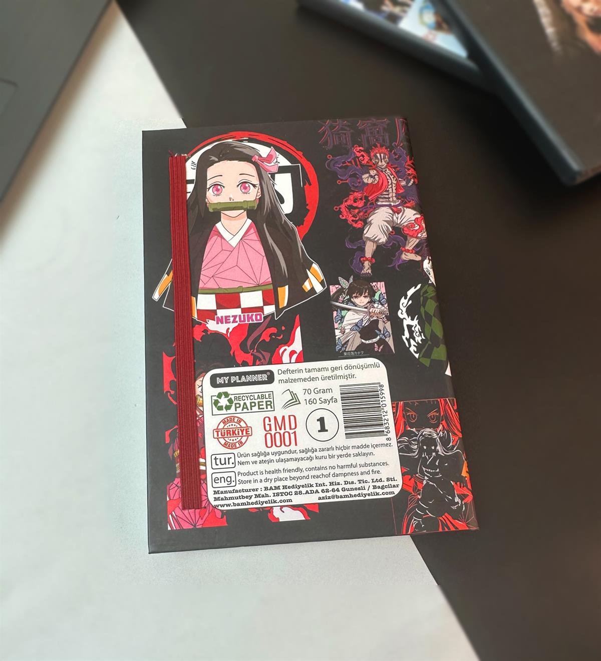 Anime Mix Tasarımlı Lastikli DeftergiftmodaGMD0001-22